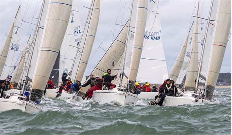 Spi Ouest France Regatta 2024 photo copyright Spi Ouest France taken at Société Nautique de La Trinité-sur-Mer and featuring the J80 class