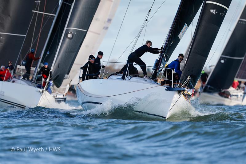 Further West - Hamble Winter Series 2024 Race Week 6, sponsored by Key Yachting - photo © Paul Wyeth / www.pwpictures.com