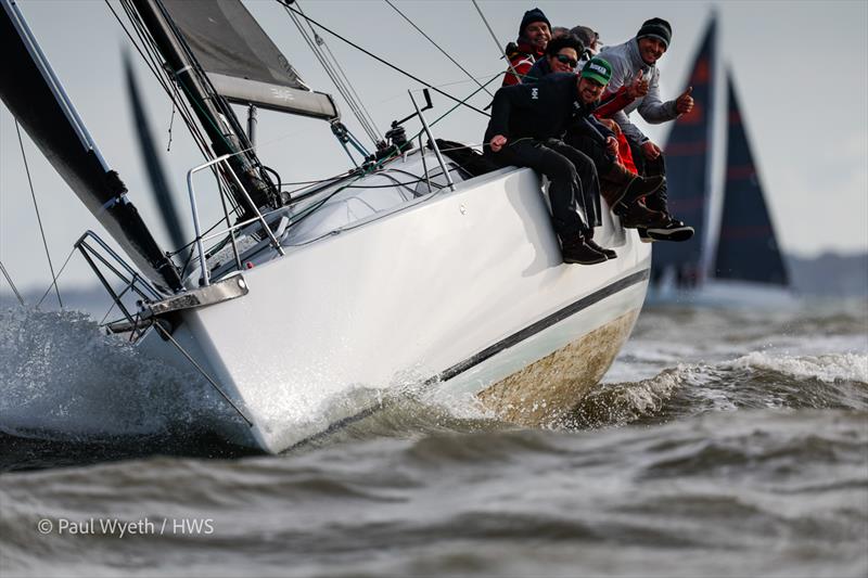 Blackjack - Hamble Winter Series 2024 Race Week 6, sponsored by Key Yachting - photo © Paul Wyeth / www.pwpictures.com