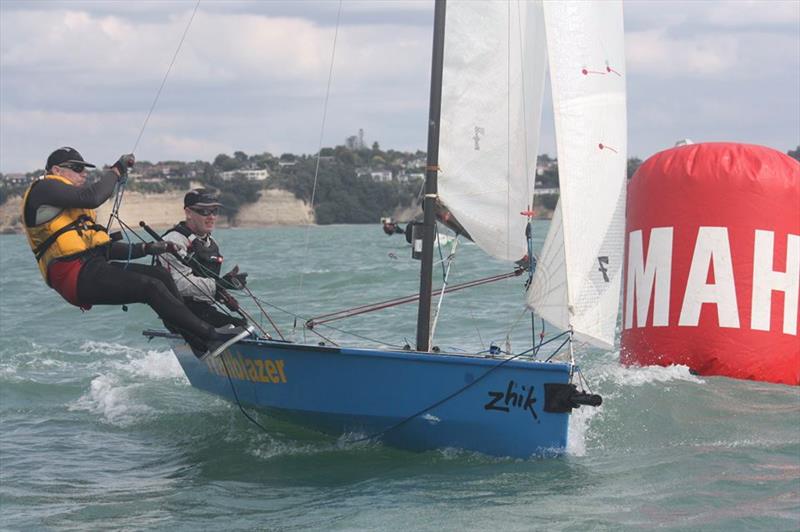 2nd place overall to “The Davids” (David Brown and David Feek) on Trailblazer - 2019 National Javelin Championship photo copyright Howick Sailing Club taken at  and featuring the Javelin Skiff class