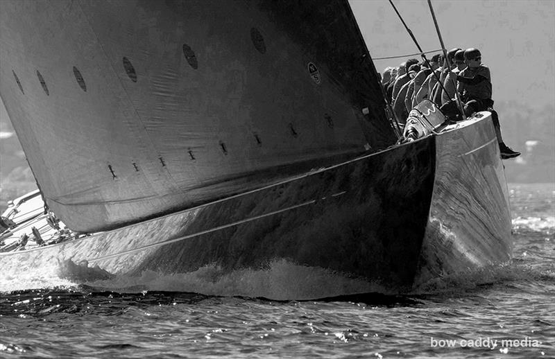 On the rail photo copyright Bow Caddy Media taken at Yacht Club Costa Smeralda and featuring the J Class class