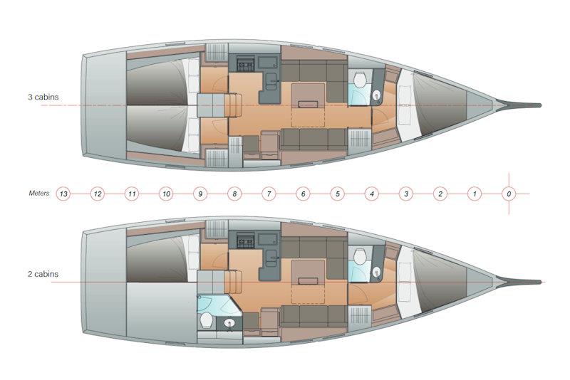 The new J/40 layout options - photo © J Composites