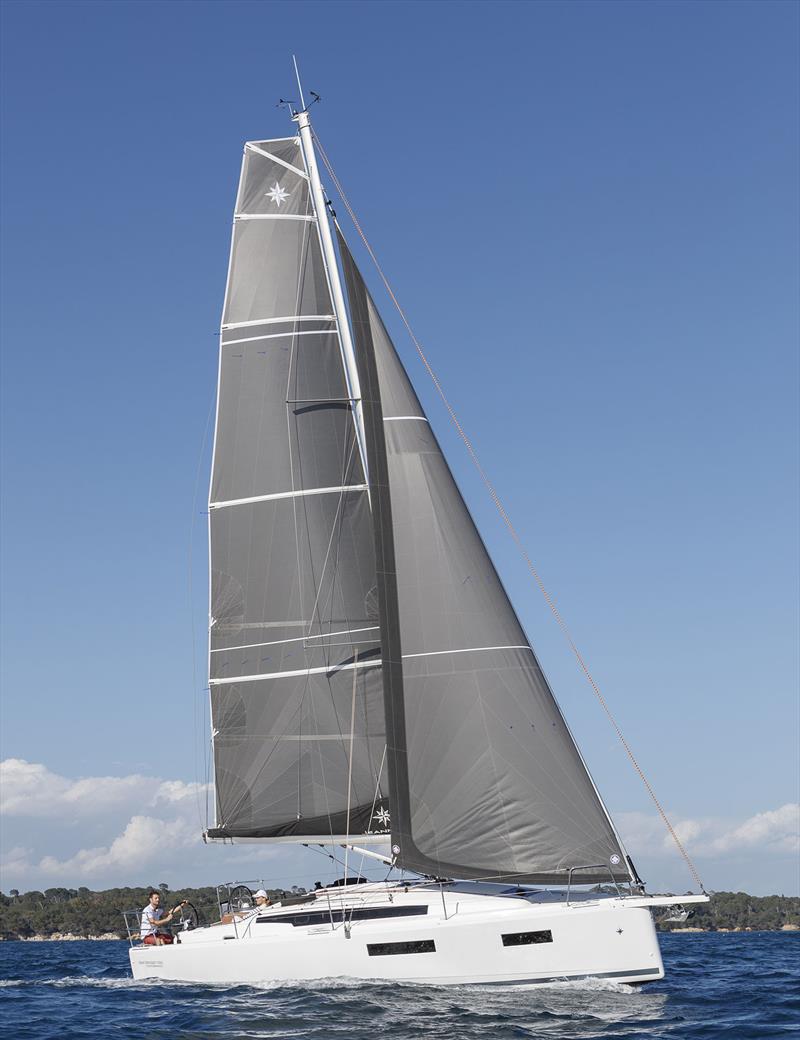 Jeanneau Sun Odyssey 350 and the sporty fat head main photo copyright Gilles Martin-Raget taken at  and featuring the Jeanneau class