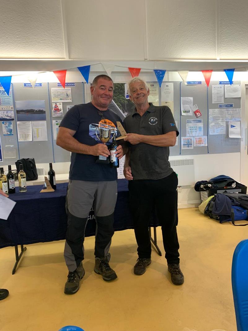 Worthy Winner Simon Hawkes - K1 Northern area Championship at Burton photo copyright L. Hudson taken at Burton Sailing Club and featuring the K1 class