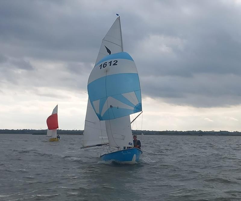 Dave and Pete during the Kestrel Eastern Areas at Maylandsea Bay Sailing Club photo copyright Dean Saxton taken at Maylandsea Bay Sailing Club and featuring the Kestrel class