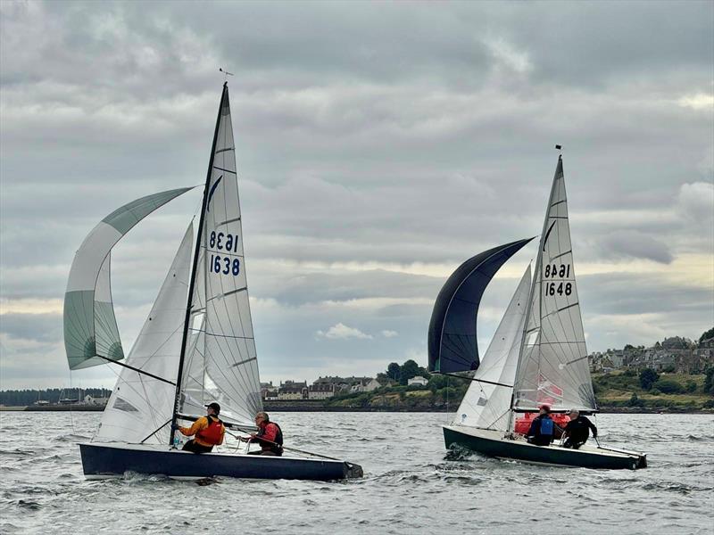 Kestrel Nationals 2024 at Royal Tay - First 1638 Worsley and Harper and  Second 1648 Murdoch and Scott-Brown photo copyright Le Mare taken at Royal Tay Yacht Club and featuring the Kestrel class