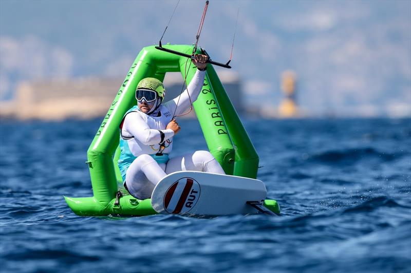 Valentin Bontus (AUT) Men's Kite – Recently crowned inaugural Men's Kite Olympic Champion at Paris 2024 photo copyright World Sailing taken at  and featuring the Kiteboarding class