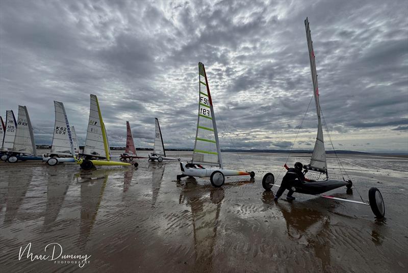 European Landyachting Championships 2025 at Hoylake, UK photo copyright Marc Duminy taken at Wirral Sand Yacht Club and featuring the Land Yacht class