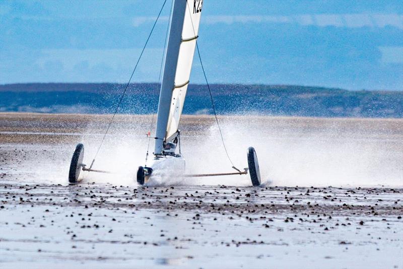 European Landyachting Championships 2025 at Hoylake, UK photo copyright Marc Duminy taken at Wirral Sand Yacht Club and featuring the Land Yacht class