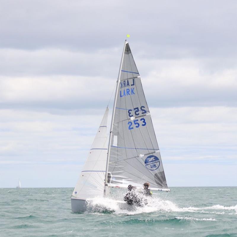 Lark Nationals at Sidmouth photo copyright Gareth Fudge / www.boatographic.co.uk taken at Sidmouth Sailing Club and featuring the Lark class