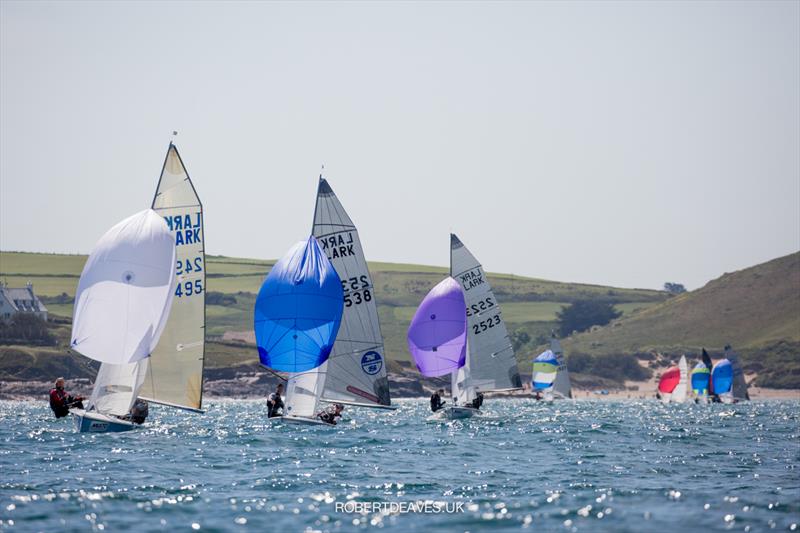 Musto Lark Nationals at Rock day 3 photo copyright Robert Deaves / www.robertdeaves.uk taken at Rock Sailing and Waterski Club and featuring the Lark class