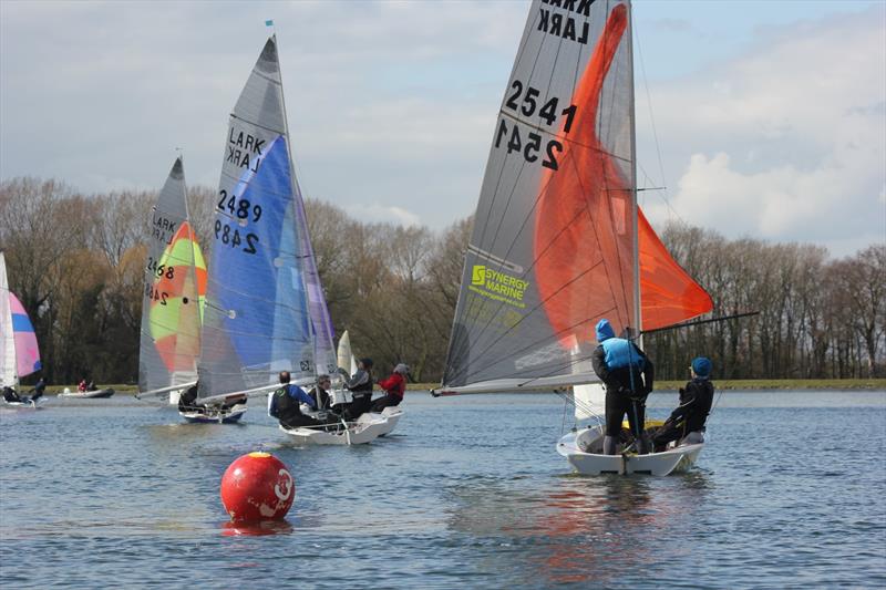 South Staffs Lark Open photo copyright Martin Warburton taken at South Staffordshire Sailing Club and featuring the Lark class