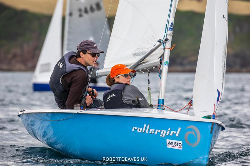 Day 1 of the Musto Lark Nationals at Pentewan - photo © Robert Deaves / www.robertdeaves.uk