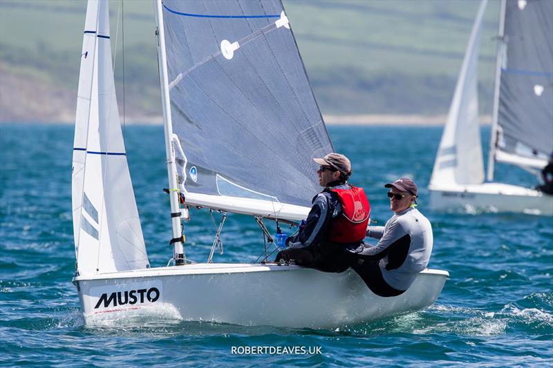 Musto Lark National Championships at Weymouth day 4 photo copyright Robert Deaves / www.robertdeaves.uk taken at Weymouth Sailing Club and featuring the Lark class