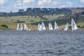 Malpas Dam's surrounds show their beauty as the monohull fleet awaiting the start at the last Thunderbolt regatta © Paulo Lagos