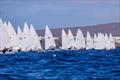 Tight start in hot ILCA 7 fleet - Lanzarote International Regatta 2025 © Sailing Energy / Lanzarote Sailing Center