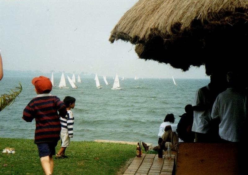 Laser race at Entebbe Sailing Club, Uganda
