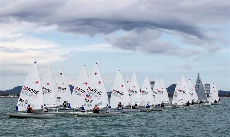 Laser start, Day 2, Top of the Gulf Regatta 2019 - photo © Guy Nowell / Top of the Gulf Regatta