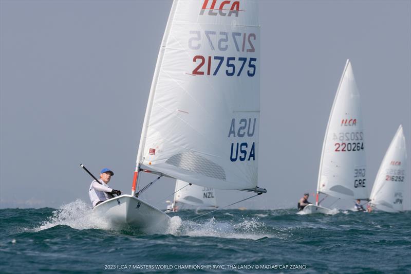 2023 ILCA 7 Masters Worlds Day 1 - photo © Matias Capizzano / www.capizzano.com