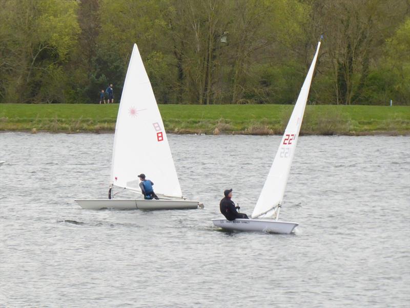 Crossing tacks during the Shustoke ILCA Open - photo © Toby Ward