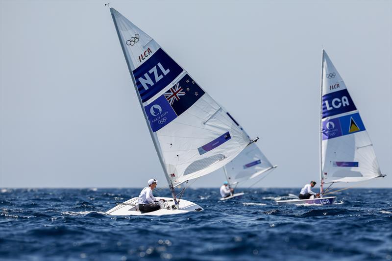 Tom Saunders (NZL) - Mens Dinghy (ILCA-7) - Day 5 - Marseille - Paris2024 Olympic Regatta - August 3, 2024 photo copyright World Sailing / Sander van der Borch taken at  and featuring the ILCA 7 class