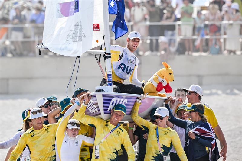 Men's Dinghy gold for Matt Wearn (AUS) in Marseille at the Paris 2024 Olympic Regatta - photo © World Sailing / Jean-Louis Carli