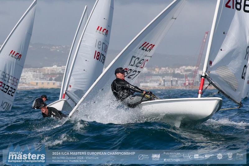 ILCA Masters Europeans at Vilamoura, Portugal Day 3 photo copyright Thom Touw / Prow Media taken at Vilamoura Sailing and featuring the ILCA 7 class