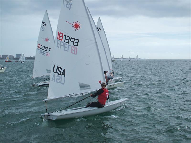 Richard Didham racing the ILCA  back in the day - photo © Richard Didham