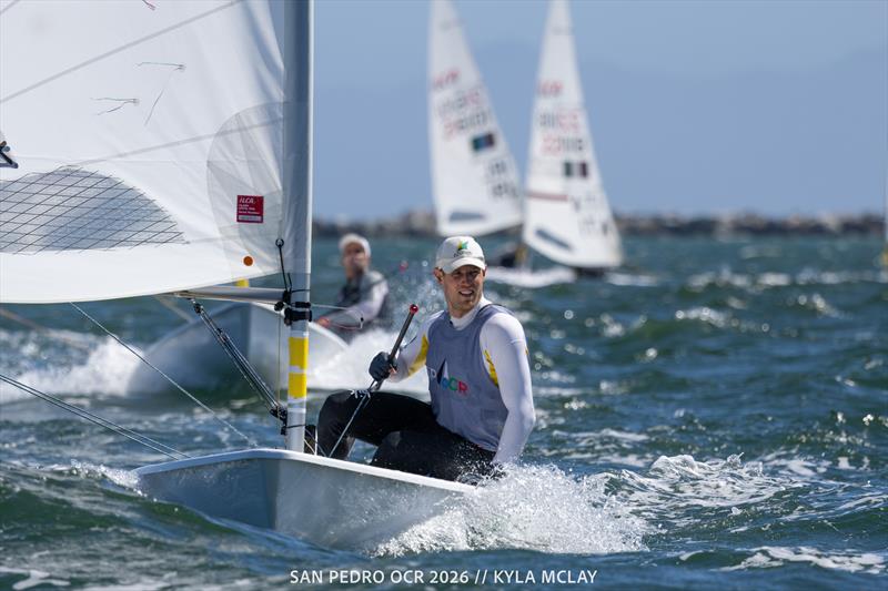 Matt Wearn during the San Pedro Olympic Classes Regatta 2026 - photo © Kyla Mclay