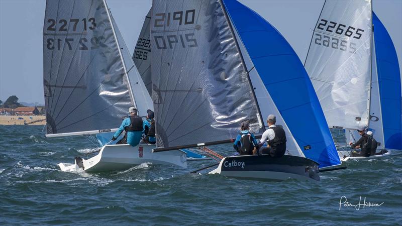 Benjamin Pascoe, crewed by dad Sam, wins the 2000 class Nationals at Hayling Island - photo © Peter Hickson Photography