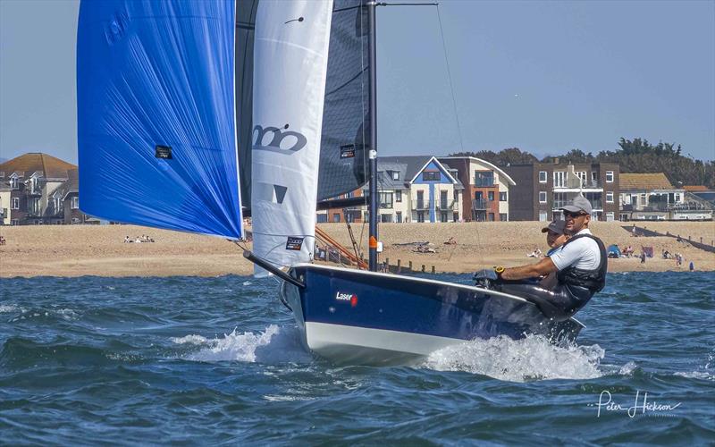 Benjamin Pascoe, crewed by dad Sam, wins the 2000 class Nationals at Hayling Island - photo © Peter Hickson Photography