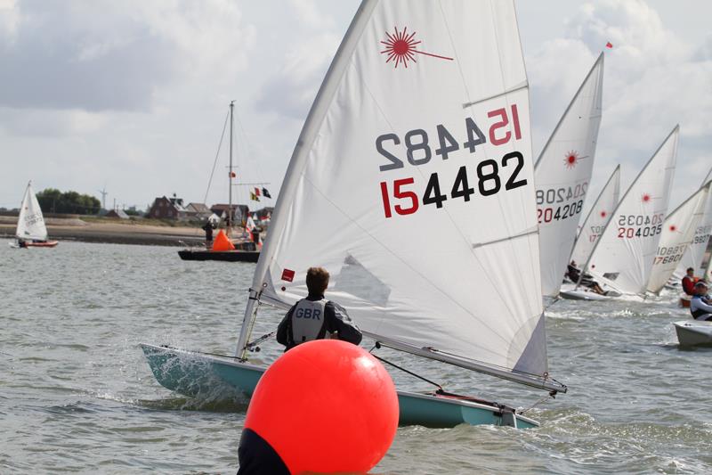 Pyefleet Week day 6 photo copyright Fiona Brown / www.fionabrown.com taken at Brightlingsea Sailing Club and featuring the ILCA 6 class