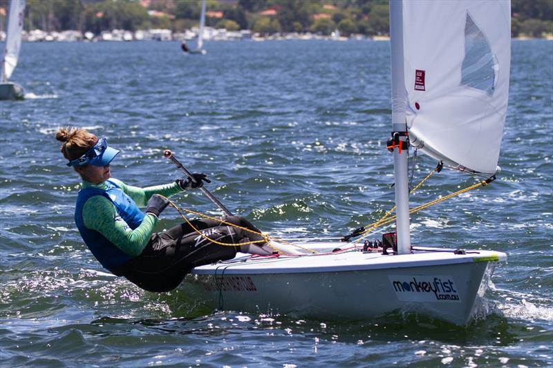 Emma Plasschaert during the Goolugatup Sailing Carnival - photo © Bernie Kaaks