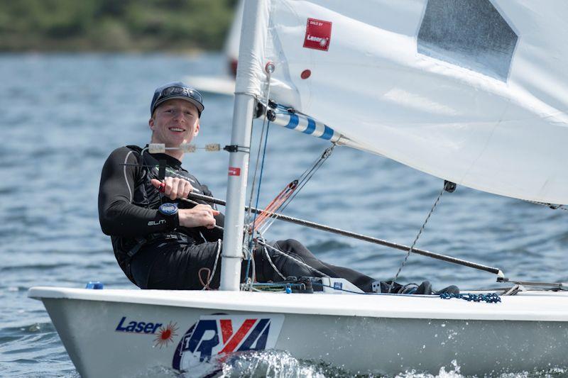 Tim Evans was overall winner of Cambridgeshire Youth League event 2 at Grafham Water photo copyright Paul Sanwell / OPP taken at Grafham Water Sailing Club and featuring the ILCA 6 class