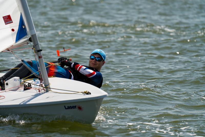 Corinthian Otter Nathan Flynn finished 6th overall in the Royal Corinthian Yacht Club Super Saturday 2024 photo copyright Petru Balau Sports Photography / sports.hub47.com taken at Royal Corinthian Yacht Club, Burnham and featuring the ILCA 6 class