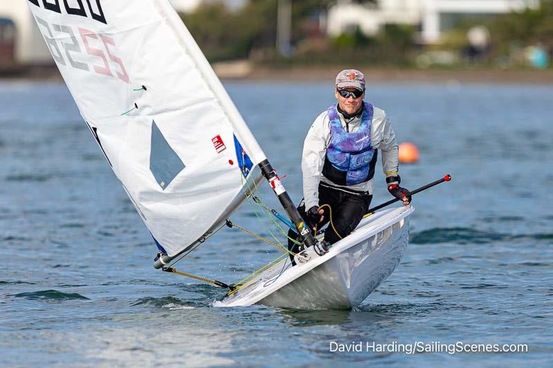 ILCA 6, Rob Jackson, Bournemouth Digital Poole Week 2024 photo copyright David Harding / www.sailingscenes.com taken at Parkstone Yacht Club and featuring the ILCA 6 class