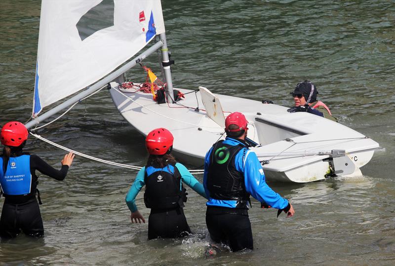 Isle of Sheppey race 2024 photo copyright Nick Champion / www.championmarinephotography.co.uk taken at Isle of Sheppey Sailing Club and featuring the ILCA 6 class