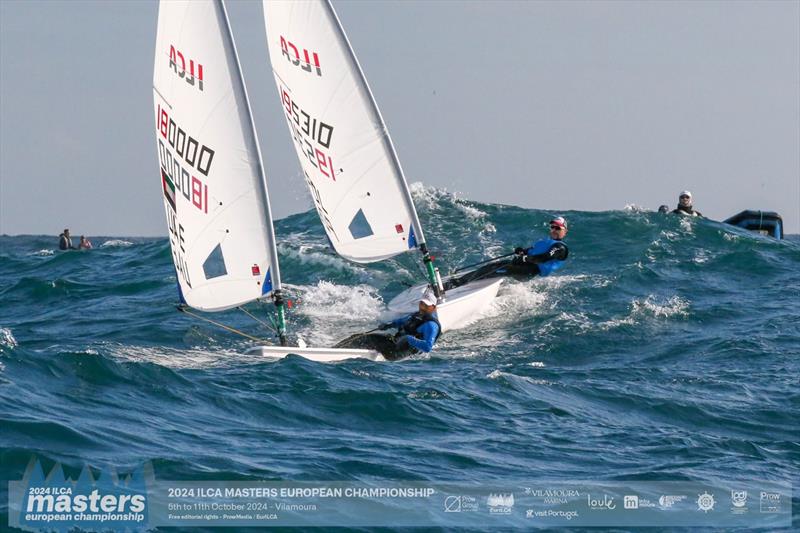 ILCA Masters Europeans at Vilamoura, Portugal Day 3 photo copyright Thom Touw / Prow Media taken at Vilamoura Sailing and featuring the ILCA 6 class