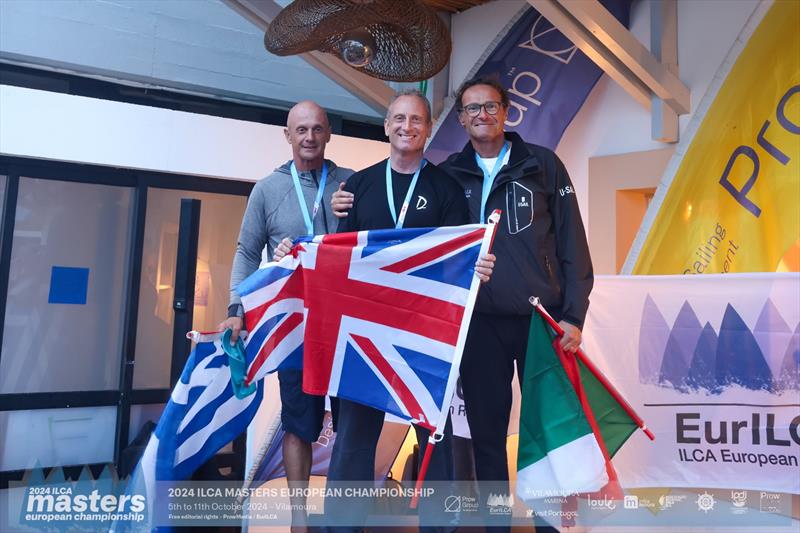 ILCA Masters Europeans at Vilamoura, Portugal Prize Giving photo copyright Thom Touw / Prow Media taken at Vilamoura Sailing and featuring the ILCA 6 class