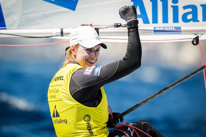 Marit Bouwmeester (NED), 2014 champion photo copyright Sailing Energy / Trofeo Sofía Mallorca taken at Real Club Náutico de Palma and featuring the ILCA 6 class