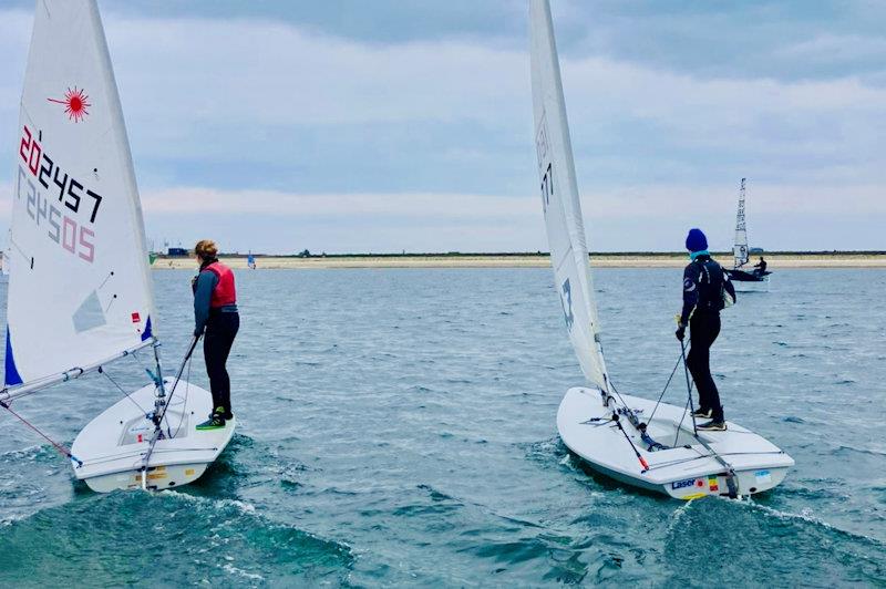 ILCA Women's Coaching Programme Returns to Queen Mary photo copyright Ellie Cumpsty taken at Queen Mary Sailing Club and featuring the ILCA 6 class