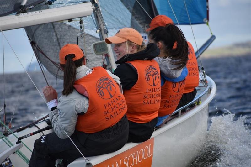 The Fahan School Sailing Team, another talented youth team on the water in Hobart photo copyright Jane Austin taken at  and featuring the SB20 class