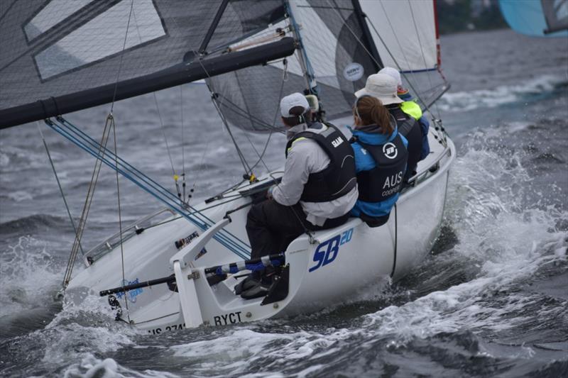 Obi Kenobi has been the only boat to take a race of Ares Racing Team in the SB20 Australian Championship in Hobart photo copyright Jane Austin taken at Royal Yacht Club of Tasmania and featuring the SB20 class