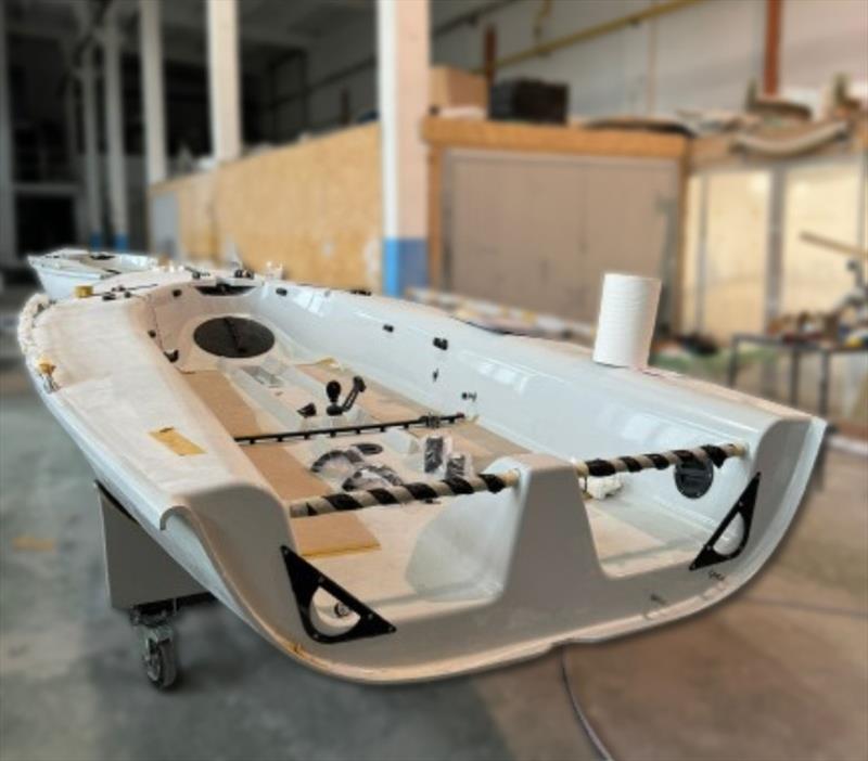 New SB20 boat in production - photo © Davy Taylor / Devoti