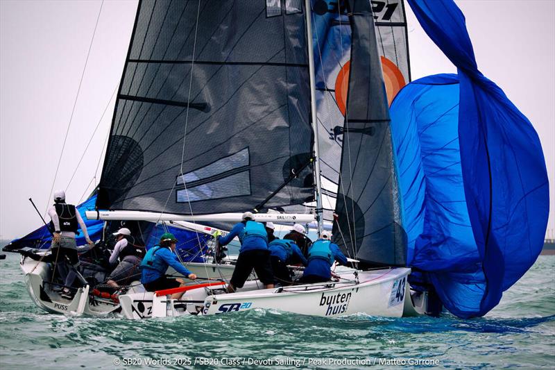 SB20 World Championship 2025 in Singapore - Day 2 photo copyright Matteo Garrone taken at Singapore Sailing Federation and featuring the SB20 class