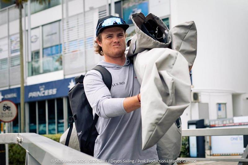 SB20 World Championship 2025 in Singapore - Day 4 photo copyright Peak Production / Viola Devoti and Matteo Garrone taken at ONE15 Marina Club and featuring the SB20 class