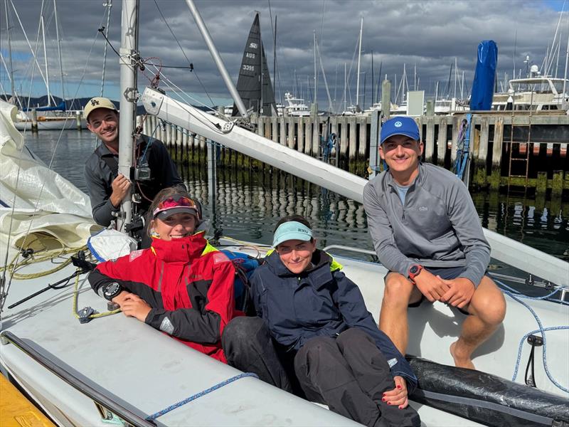 Big Ted (L to R) Brandon Demura, Mischa Suda, Emma Maertens and Mats Maertens - photo © Jane Austin