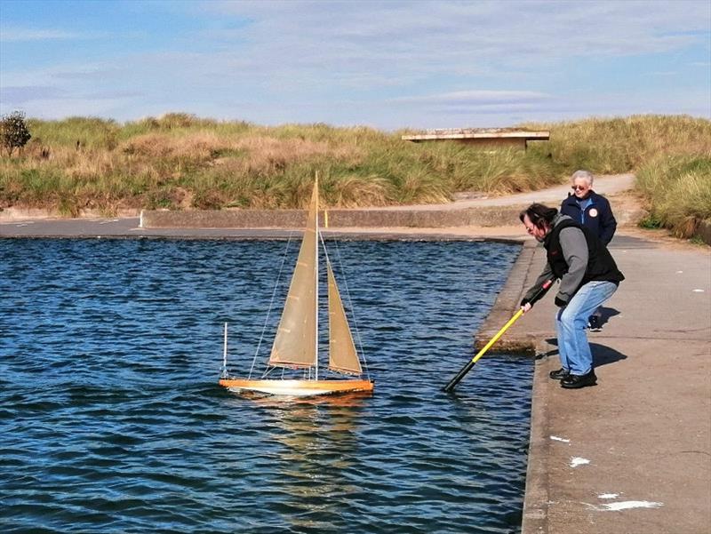 Flora Cup for Marblehead Vane boats at Fleetwood photo copyright Tony Wilson taken at Fleetwood Model Yacht Club and featuring the Marblehead class