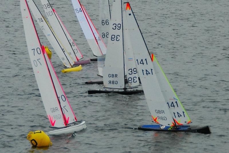 Just after the start with Rob Vice getting the best of it - Marblehead GAMES 7 at Littleton with Guildford MYC - photo © Roger Stollery