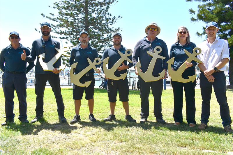 Five gold anchors for a 5 Gold Anchor Marina photo copyright Gladstone Marina Team taken at  and featuring the  class